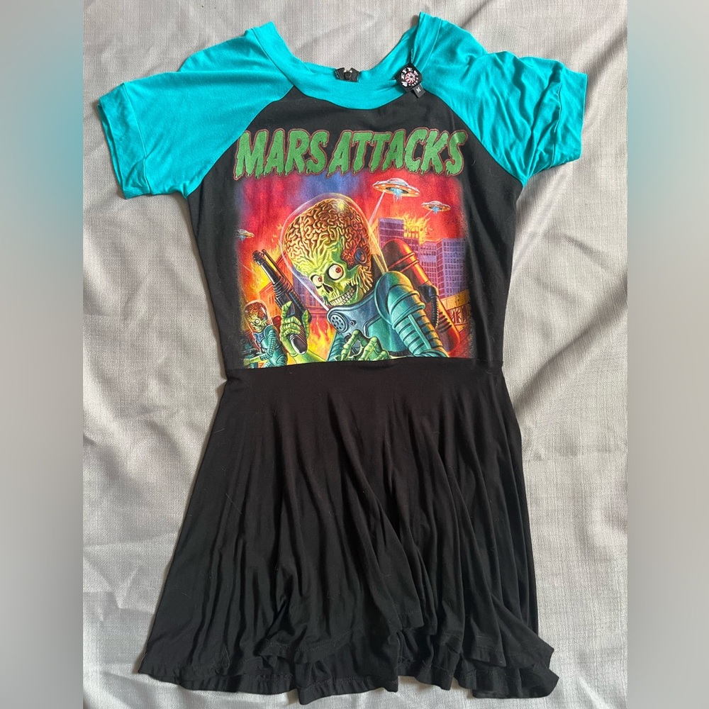 Vera’s Eye Candy Mars Attacks Baby Doll Dress